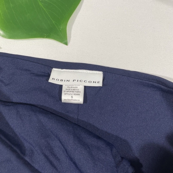 NEW Robin Piccone Casey Side Colorblock Bikini Bottoms Blue [SZ Small ] - Picture 8 of 12